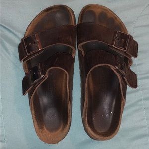 Dark Brown Birkenstocks